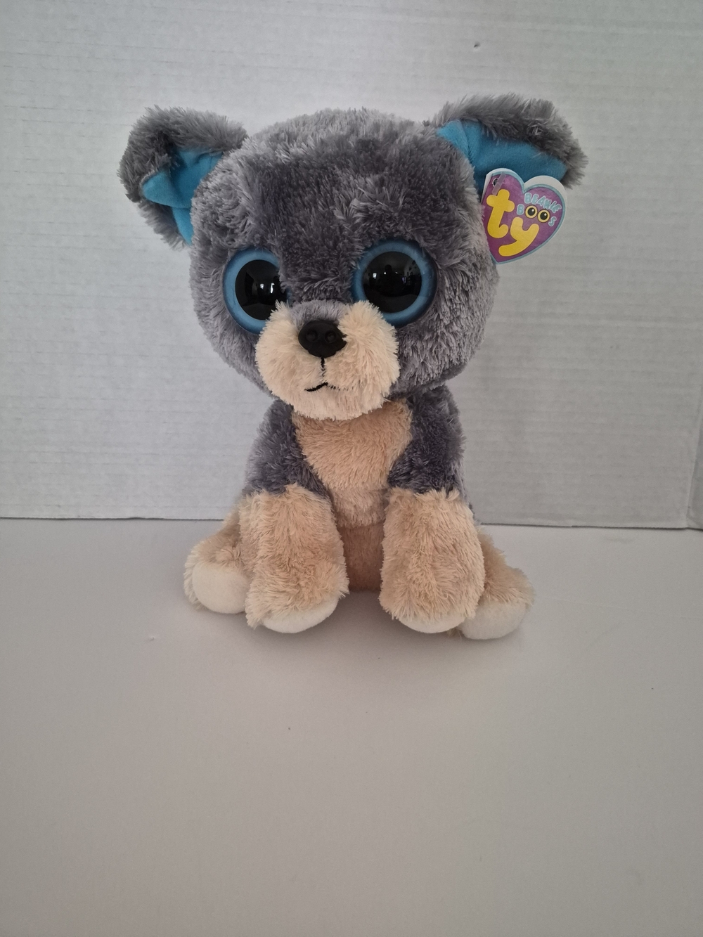 Ty Beanie Boo 9" Medium Scraps The Dog Plush Toy